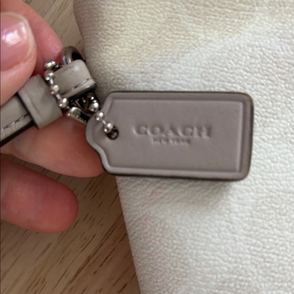 Coach Varsity Large Wristlet with Orange and Yellow Accents - Picture 6 of 12